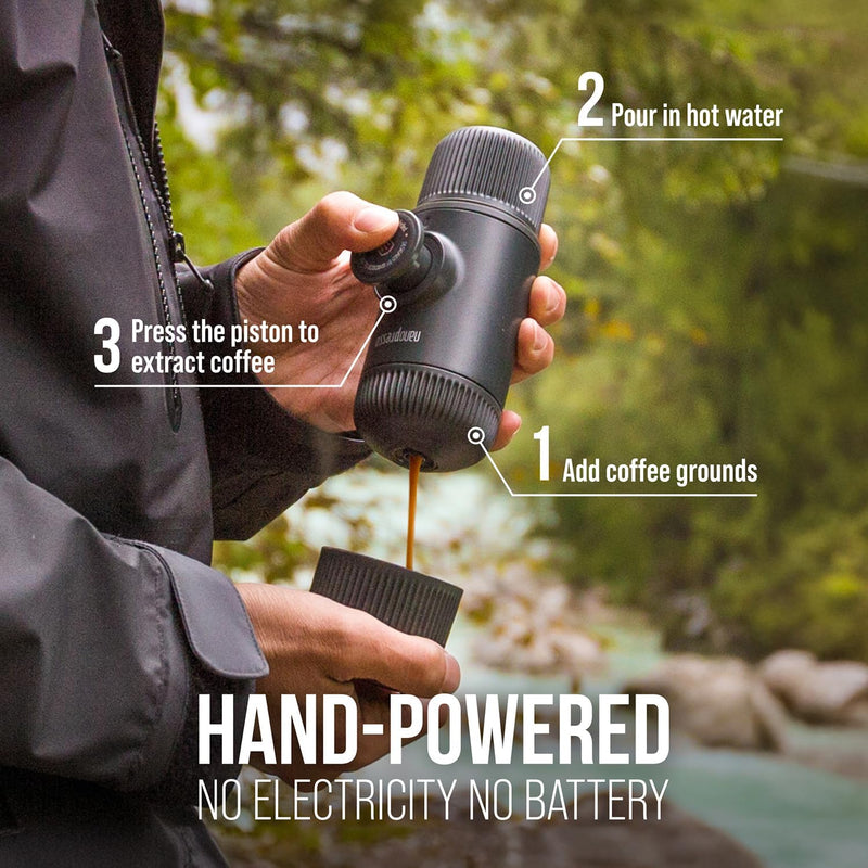Nanopresso Portable Espresso Maker Bundled with Protective Case