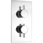 Naples Concealed Thermostatic Shower Mixer Valve Twin