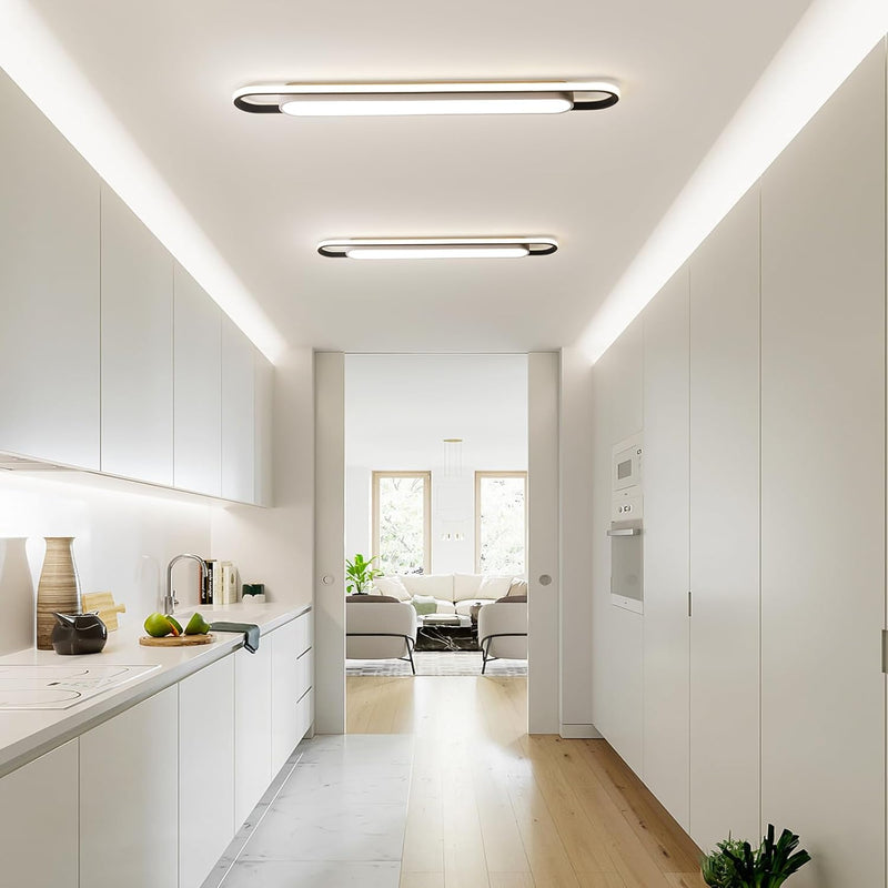 LED Ceiling Light Modern Linear Lamp 92CM Smart