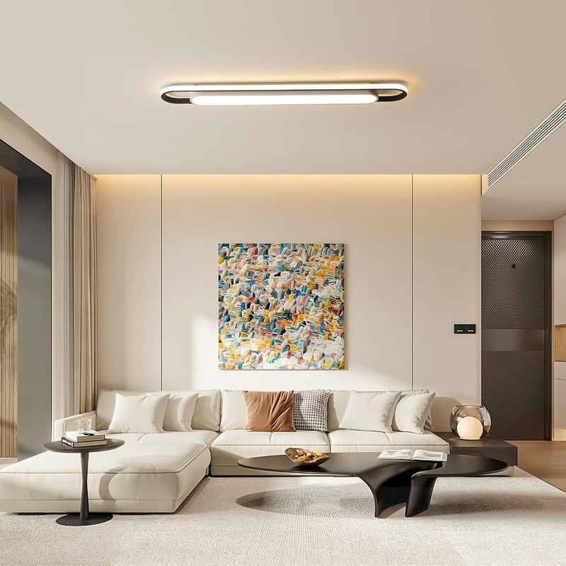 LED Ceiling Light Modern Linear Lamp 92CM Smart