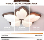 Naroume Smart Dimmable LED Ceiling Light 6580lm 5-Light