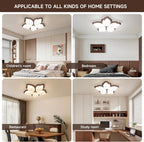 Naroume Smart Dimmable LED Ceiling Light 6580lm 5-Light