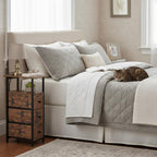 Narrow Bedside Table Slim Side for Bedroom (Set of 2)