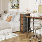 Narrow Chest of Drawers 24CM Wide 5 Drawer