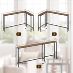 Narrow Console Table Entrance 15CM Wide Hallway 1ac