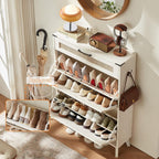 Narrow Slim Shoe Rack Storage Cabinet