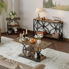 Narrow Sofa Table Industrial Modern Behind Couch Entry
