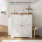 Shoe Cabinet Storage for Entryway with 2 Flip