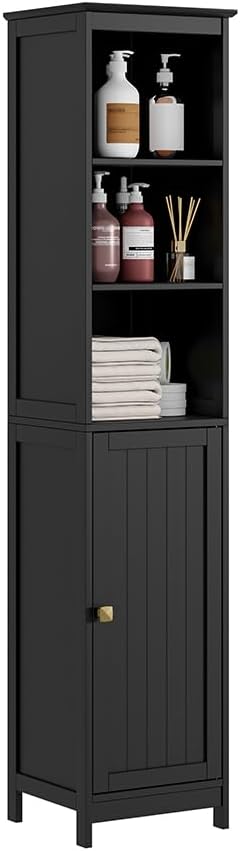 Narrow Tall Bathroom Storage Cabinet