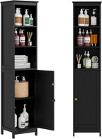 Narrow Tall Bathroom Storage Cabinet