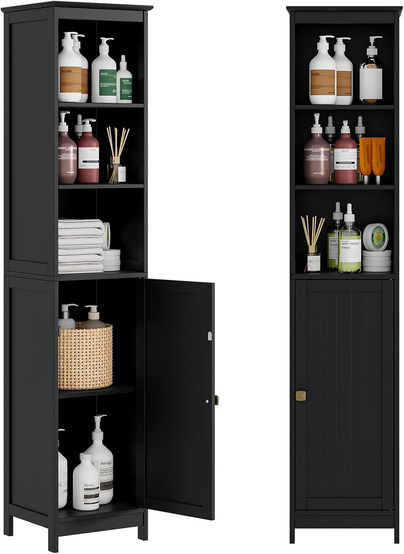 Narrow Tall Bathroom Storage Cabinet
