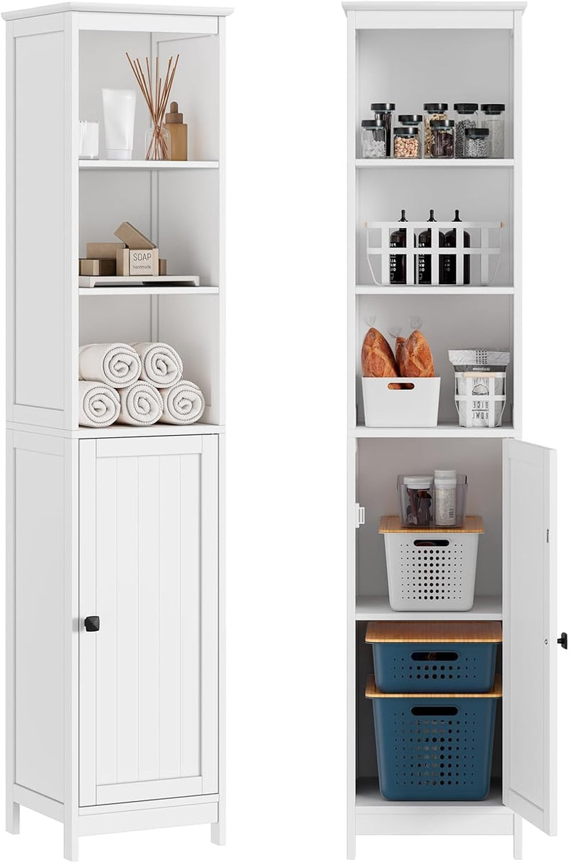 Narrow Tall Bathroom Storage Cabinet