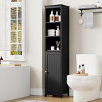 Narrow Tall Bathroom Storage Cabinet