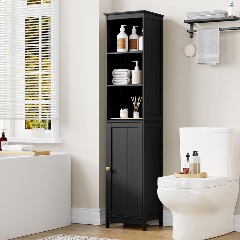 Narrow Tall Bathroom Storage Cabinet