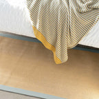 Cotton Border Herringbone Jute Runner Rug Non Slip