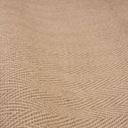 Cotton Border Herringbone Jute Runner Rug Non Slip