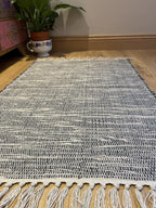 Natural Hush Soft Cotton Rug in Muted Hand