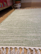 Natural Hush Soft Cotton Rug in Muted Hand