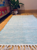 Natural Hush Soft Cotton Rug in Muted Hand