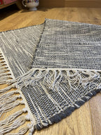 Natural Hush Soft Cotton Rug in Muted Hand