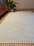 Natural Hush Soft Cotton Rug in Muted Hand