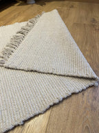 Natural Hush Soft Cotton Rug in Muted Hand