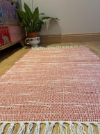 Natural Hush Soft Cotton Rug in Muted Hand