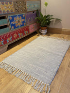 Natural Hush Soft Cotton Rug in Muted Hand