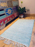 Natural Hush Soft Cotton Rug in Muted Hand
