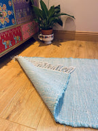 Natural Hush Soft Cotton Rug in Muted Hand