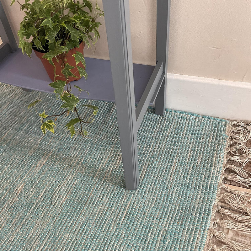 Natural Hush Soft Cotton Rug in Muted Hand