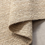 Natural Jute Curly Rug Rustic and Bohemian Style