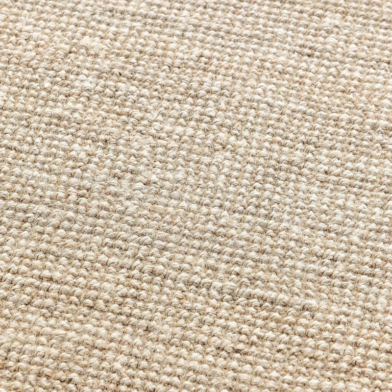 Natural Jute Curly Rug Rustic and Bohemian Style