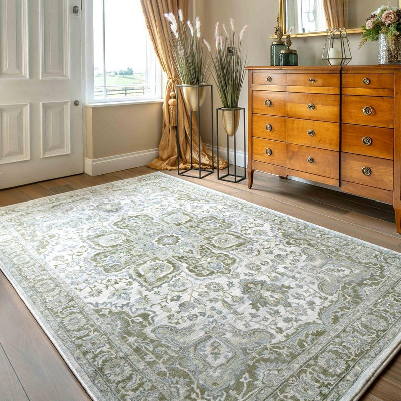 Nature Foliage Colour Rugs Soft Finish Floral Classical
