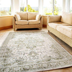 Nature Foliage Colour Rugs Soft Finish Floral Classical