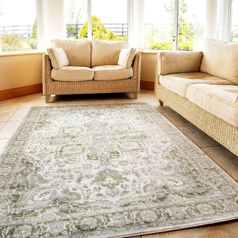 Nature Foliage Colour Rugs Soft Finish Floral Classical