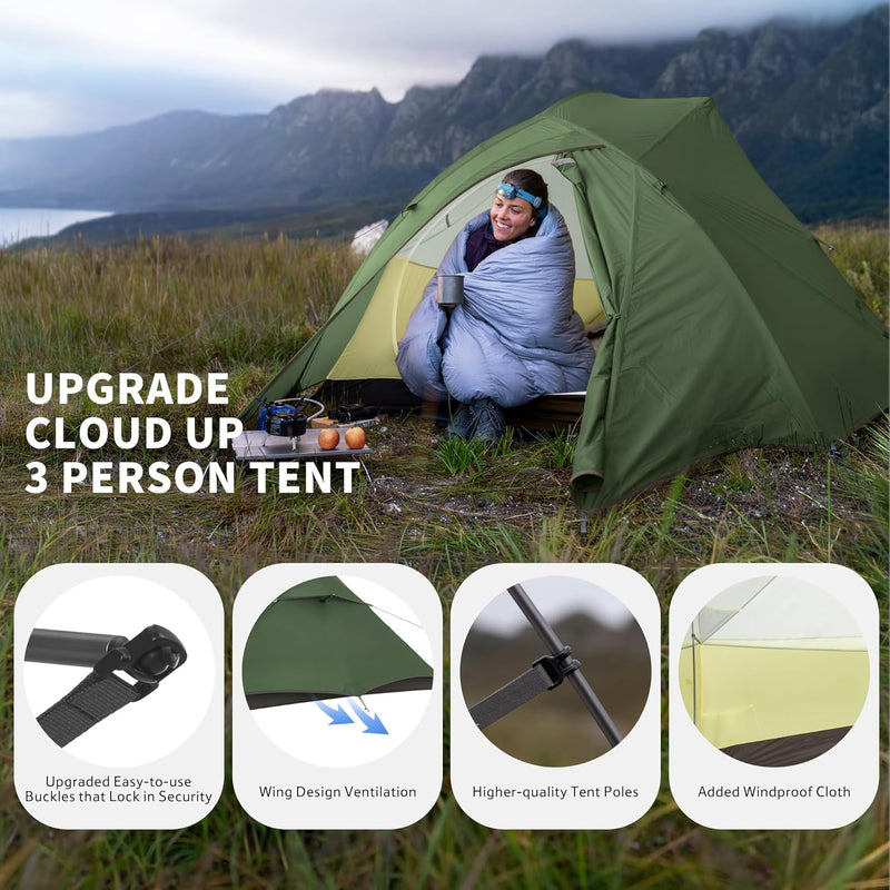 Cloud Up Ultralight Camping Tent Backpacking