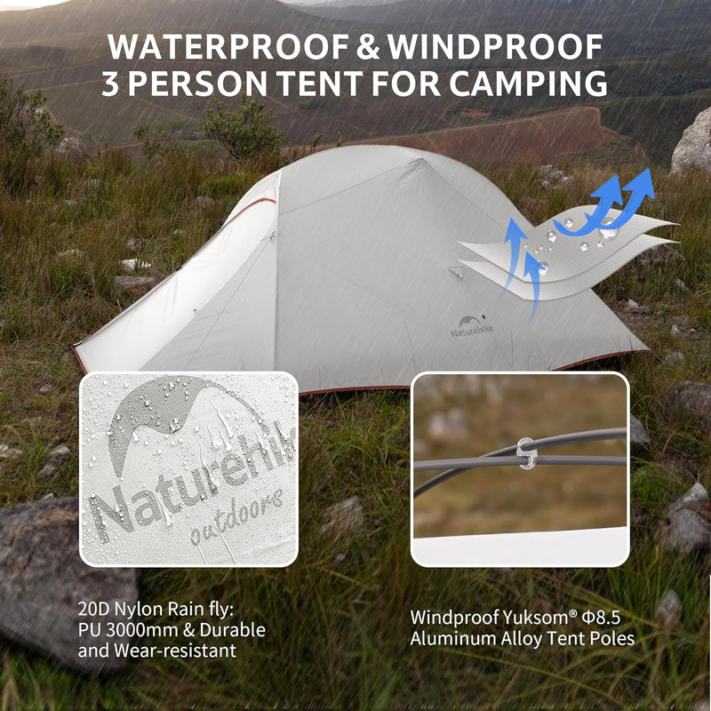 Cloud Up Ultralight Camping Tent Backpacking