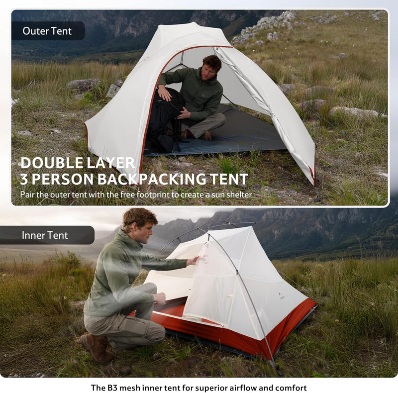 Cloud Up Ultralight Camping Tent Backpacking