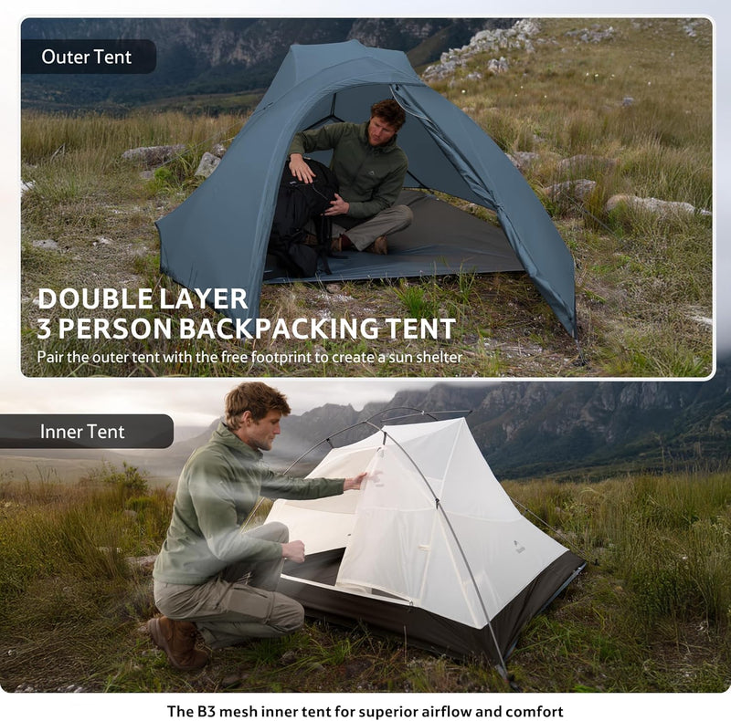 Cloud Up Ultralight Camping Tent Backpacking
