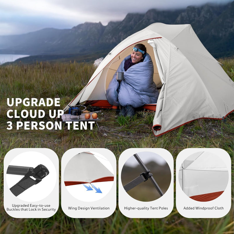Cloud Up Ultralight Camping Tent Backpacking
