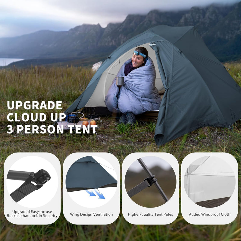 Cloud Up Ultralight Camping Tent Backpacking