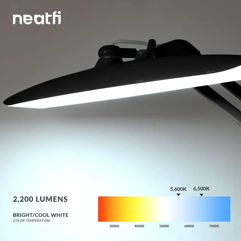 Xl Lumens 24W LED Desk Lamp 4-Level Dimmable