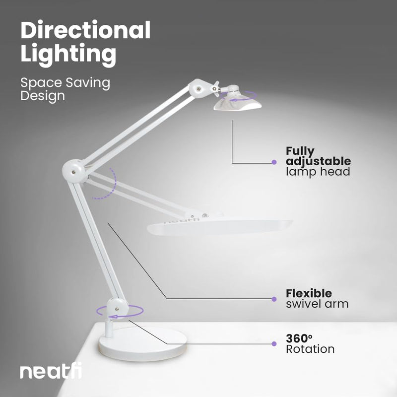 Xl Lumens 24W LED Desk Lamp 4-Level Dimmable