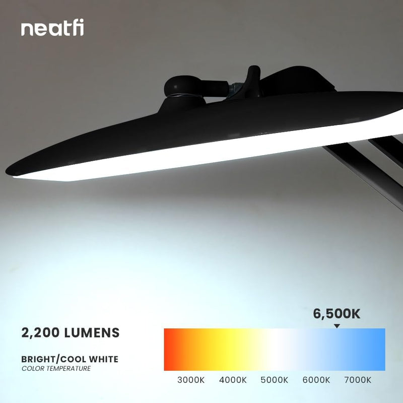 Xl Lumens 24W LED Desk Lamp 4-Level Dimmable