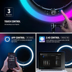Neewer Ring Light 19 Inch with Tripod Stand