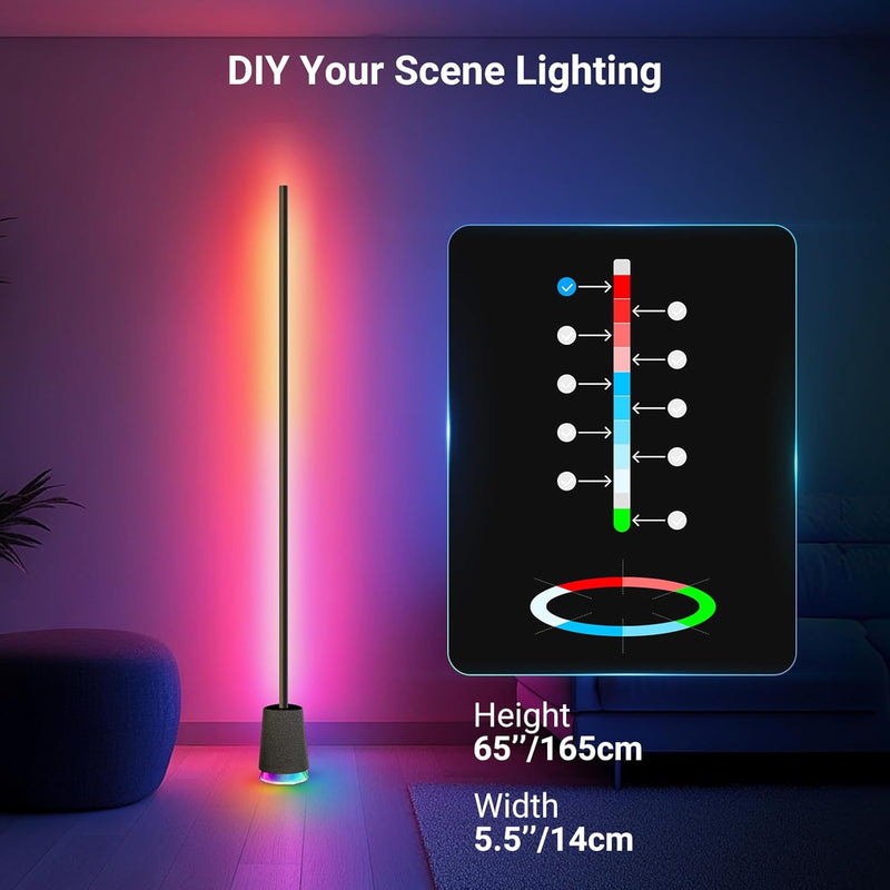 Smart RGB Ic W Floor Lamp 1500lm LED