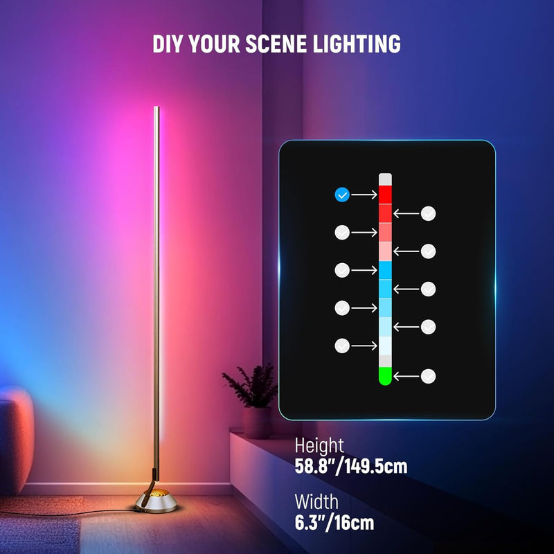 Smart RGB Ic W Floor Lamp 1500lm LED