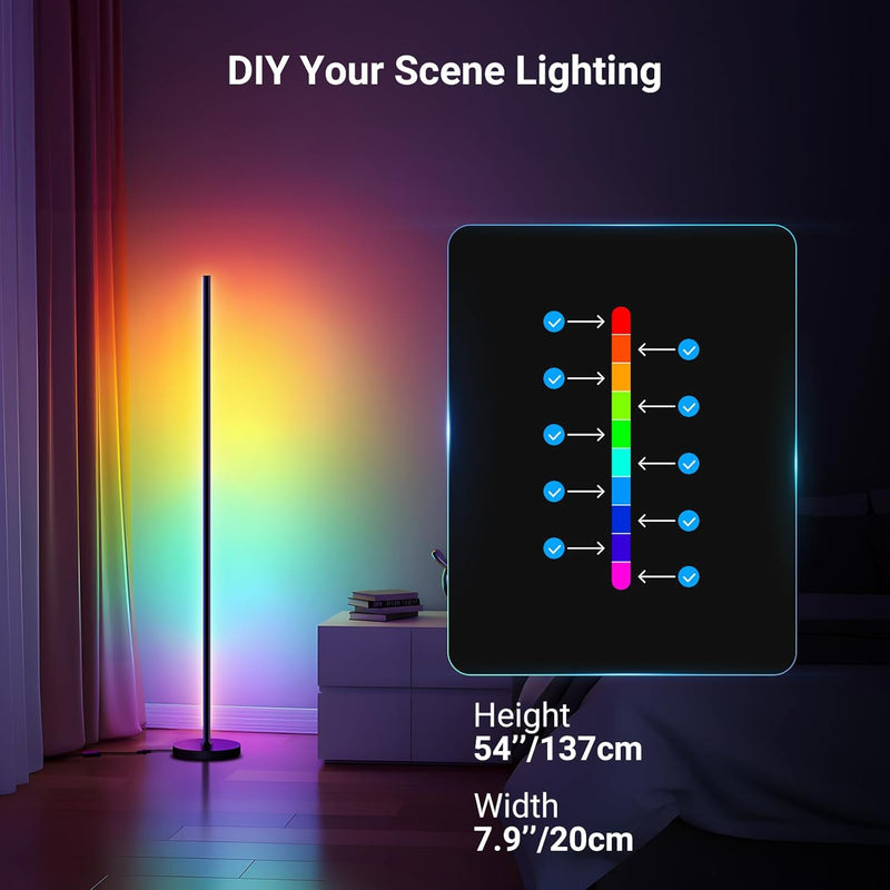 Smart RGB Ic W Floor Lamp 1500lm LED