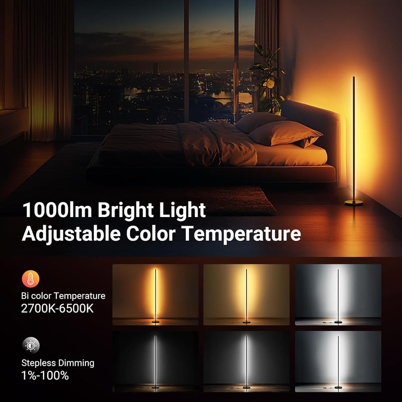 Smart RGB Ic W Floor Lamp 1500lm LED